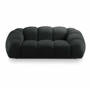 Czarna aksamitna sofa 214 cm Diana – Micadoni Home obraz