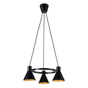 Lampa wisząca w czarno-brązowym kolorze More – Candellux Lighting obraz