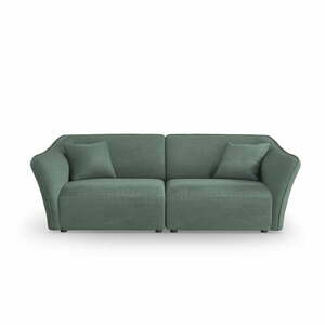 Turkusowa sofa z materiału bouclé 206 cm Tokyo – Cosmopolitan Design obraz