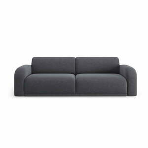 Szara aksamitna sofa 242 cm Erin – Micadoni Home obraz