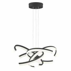 Czarna lampa wisząca LED ze ściemniaczem ø 65 cm Sund TW – Fischer & Honsel obraz