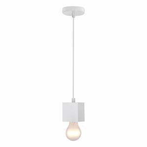 Biała lampa wisząca Cubick – Candellux Lighting obraz