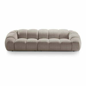 Beżowa aksamitna sofa 294 cm Diana – Micadoni Home obraz