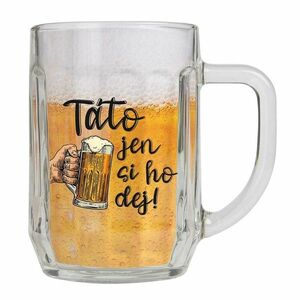 Kufel prezentowy Bohemia Gifts - Dla Taty, 500 ml obraz