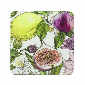 Altom Podkładka korkowa Lemon, 10 x 10 cm, komplet 4 szt. obraz