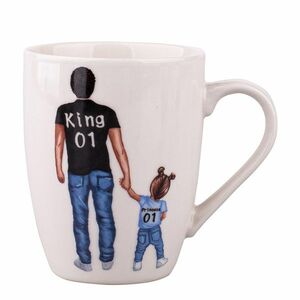 Altom Kubek porcelanowy King - girl, 300 ml obraz