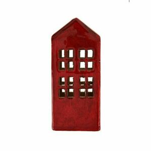 InDecor Domek z drewna mango Red, 7 x 5, 5 x 16 cm obraz