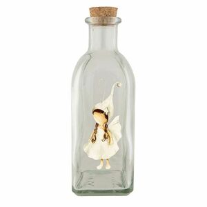 Bohemia Gifts Szklana butelka Angel, 500 ml obraz