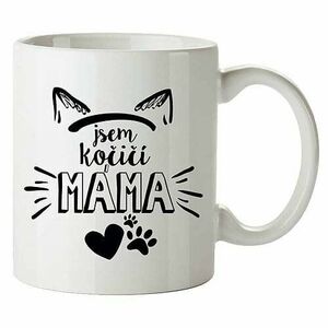 Bohemia Gifts Kubek ceramiczny - Jestem kocią mamą, 350 ml obraz