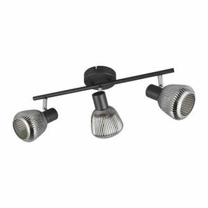 Czarna lampa punktowa ø 10 cm Tarifa – Trio obraz