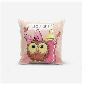 Dziecięca poszewka na poduszkę 43x43 cm Girl Owl – Mila Home obraz