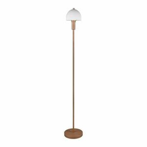 Lampa stojąca w kolorze brązu ze szklanym kloszem (wysokość 120 cm) Glenn – Trio obraz