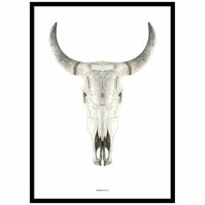 Plakat z ramą w zestawie 50x70 cm Cow Skull – Malerifabrikken obraz