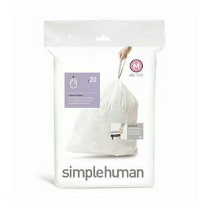 Simplehuman Worki do kosza na śmieci M 45 l, 20 szt. obraz