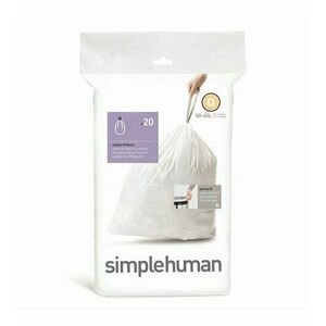 Simplehuman Worki do kosza na śmieci Q 50-65 l, 20 szt. obraz