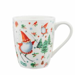 Altom Kubek porcelanowy Winter Gnomes 400 ml obraz