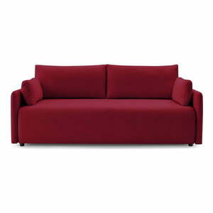 Bordowa rozkładana sofa 211 cm Marcel – Bobochic Paris obraz