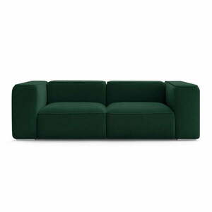 Ciemnozielona sofa 255 cm Zephyr – Bobochic Paris obraz