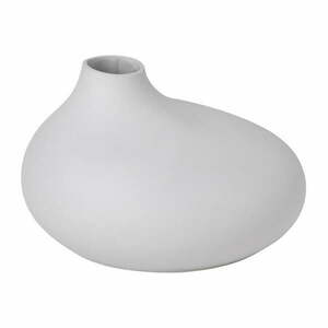 Jasnoszary porcelanowy wazon (wysokość 13 cm) Nona – Blomus obraz