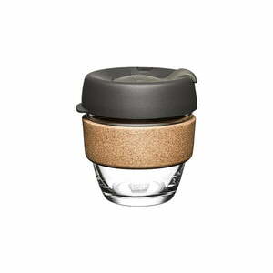 Czarno-brązowy kubek podróżny 227 ml Brew Cork Nitro S – KeepCup obraz