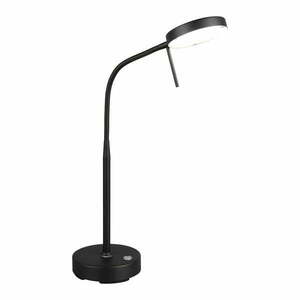 Czarna lampa stołowa LED (wysokość 45 cm) Moreno – Trio obraz