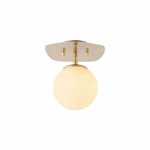 Lampa sufitowa w kolorze złota ze szklanym kloszem 20x25 cm Well – Opviq lights obraz