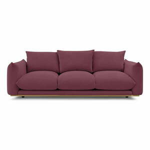 Bordowa sofa 265 cm Ernest – Bobochic Paris obraz