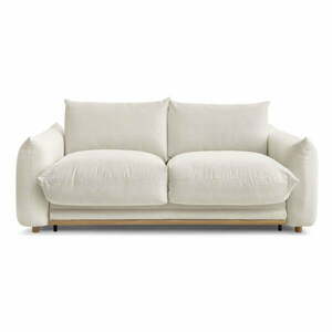 Kremowa rozkładana sofa 214 cm Ernest – Bobochic Paris obraz