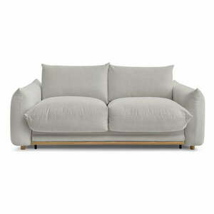 Jasnoszara rozkładana sofa 214 cm Ernest – Bobochic Paris obraz