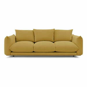 Żółta sofa 265 cm Ernest – Bobochic Paris obraz