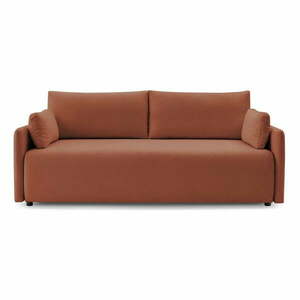 Pomarańczowa rozkładana sofa 211 cm Marcel – Bobochic Paris obraz