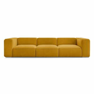 Sofa w kolorze ochry 345 cm Zephyr – Bobochic Paris obraz