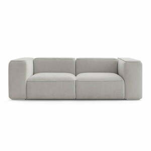 Jasnoszara sofa 255 cm Zephyr – Bobochic Paris obraz