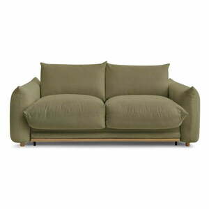 Zielona rozkładana sofa 214 cm Ernest – Bobochic Paris obraz