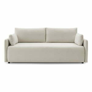 Beżowa rozkładana sofa 211 cm Marcel – Bobochic Paris obraz