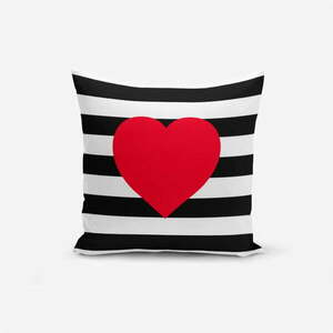 Poszewka na poduszkę Minimalist Cushion Covers Navy Heart, 45x45 cm obraz