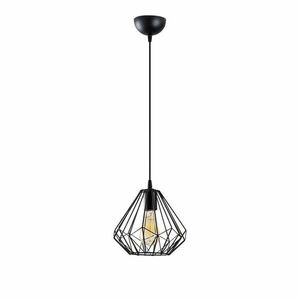 Czarna lampa wisząca ø 23 cm Diamond – Opviq lights obraz