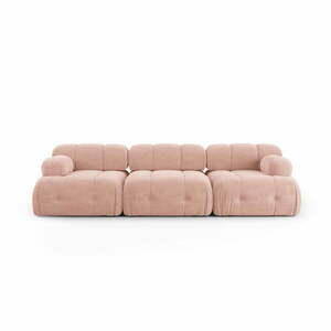 Jasnoróżowa sofa 288 cm Ferento – Cosmopolitan Design obraz