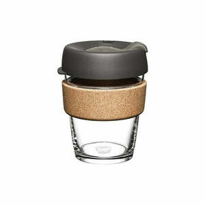 Czarno-brązowy kubek podróżny 340 ml Brew Cork Nitro M – KeepCup obraz