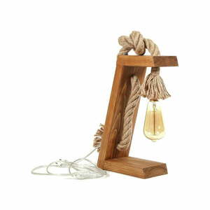 Lampa stołowa w naturalnym kolorze (wysokość 10 cm) – Opviq lights obraz