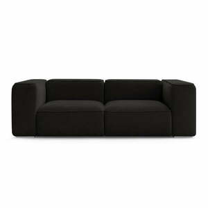 Czarna sofa 255 cm Zephyr – Bobochic Paris obraz