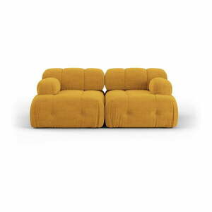 Musztardowa sofa 192 cm Ferento – Cosmopolitan Design obraz