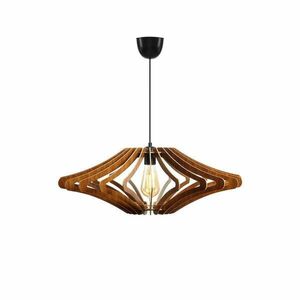 Lampa wisząca w naturalnym kolorze ø 59 cm – Opviq lights obraz