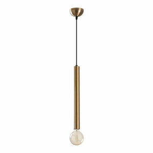 Lampa wisząca w kolorze złota z metalowym kloszem ø 4 cm Tempo – Opviq lights obraz