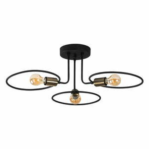 Czarna lampa sufitowa Circle – Opviq lights obraz