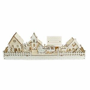 Świąteczna dekoracja świetlna Snow Village, 40 x13 x 8 cm, LED obraz