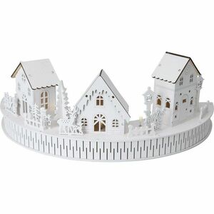 LED Winter Town White, 10x LED, 40 cm, 2x AA obraz