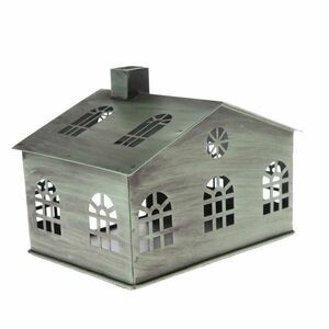 Metalowy świecznik Rustik House, 16 x 12 x 10 cm obraz