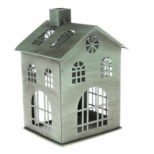 Metalowy świecznik Rustik House, 10, 5 x 15 x 10 cm obraz