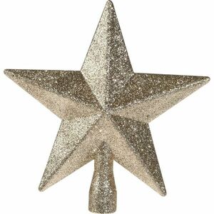 Zawieszka na choinkę Glitter star gold, 19 x 19 x5 cm obraz